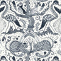 W0219/02-CAC WONDER WORLD MONO WP CLARKE AND CLARKE Wallpaper