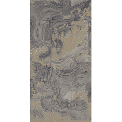 W3581-1611 REARRANGEMENTS PETROL KRAVET COUTURE Wallpaper