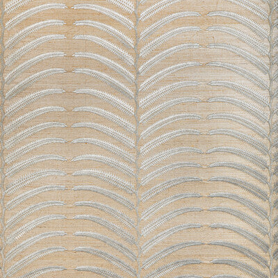 W3834-1611 PLANTAE EMB SISAL GREY KRAVET COUTURE Wallpaper