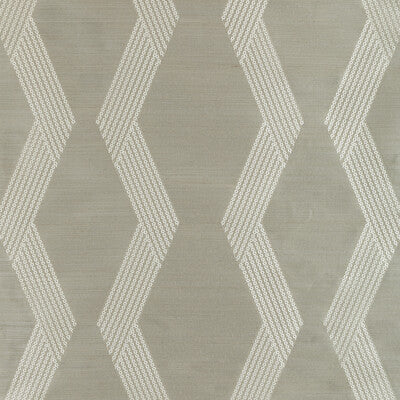 W3835-11 CHAINLINK EMB SISAL GREY KRAVET COUTURE Wallpaper