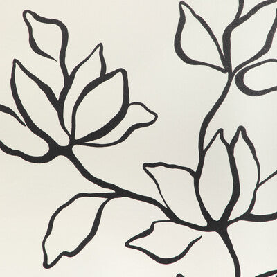 W3886-8 FLORAL SKETCH WP ONYX KRAVET COUTURE Wallpaper
