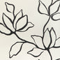 W3886-8 FLORAL SKETCH WP ONYX KRAVET COUTURE Wallpaper