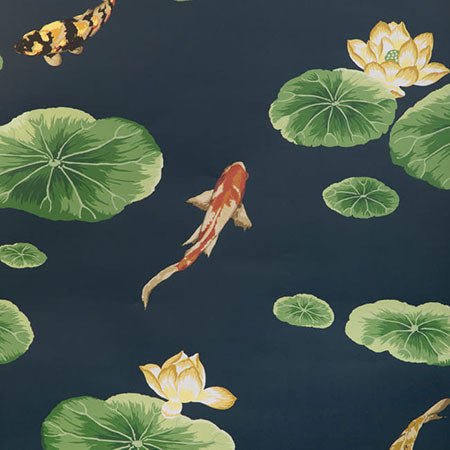 W4146-315 Lotus Pond WP Lagoon Kravet Wallpaper