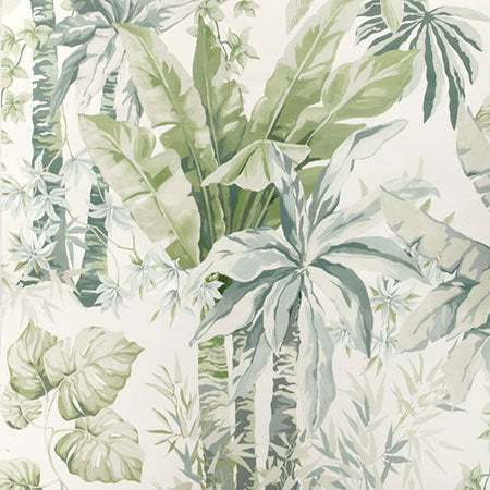 W4148-315 Junglewood Pnl Blue Sage Kravet Wallpaper