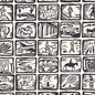 W4257-121 ARIZONA SKETCHBOOK WP COAL KRAVET COUTURE Wallpaper