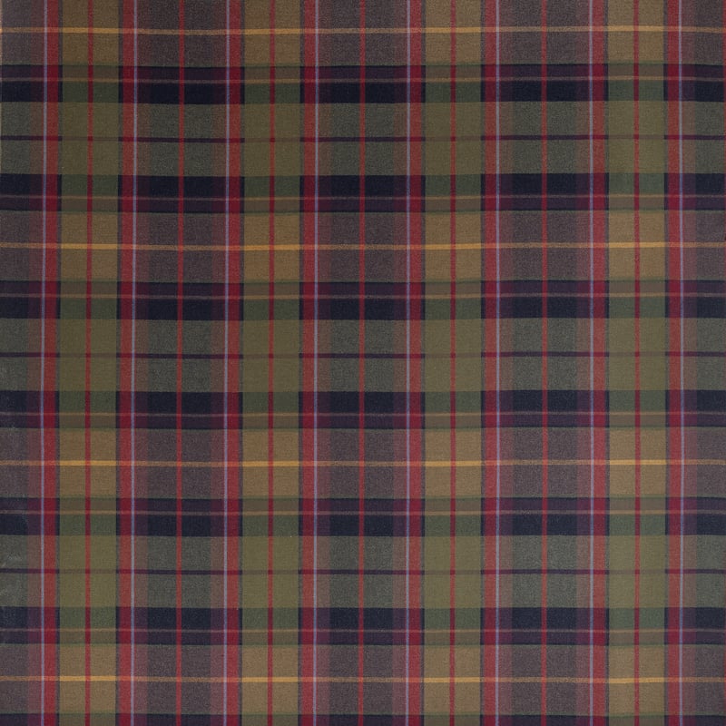 W710536 Thibaut Olive and Cranberry Fabric