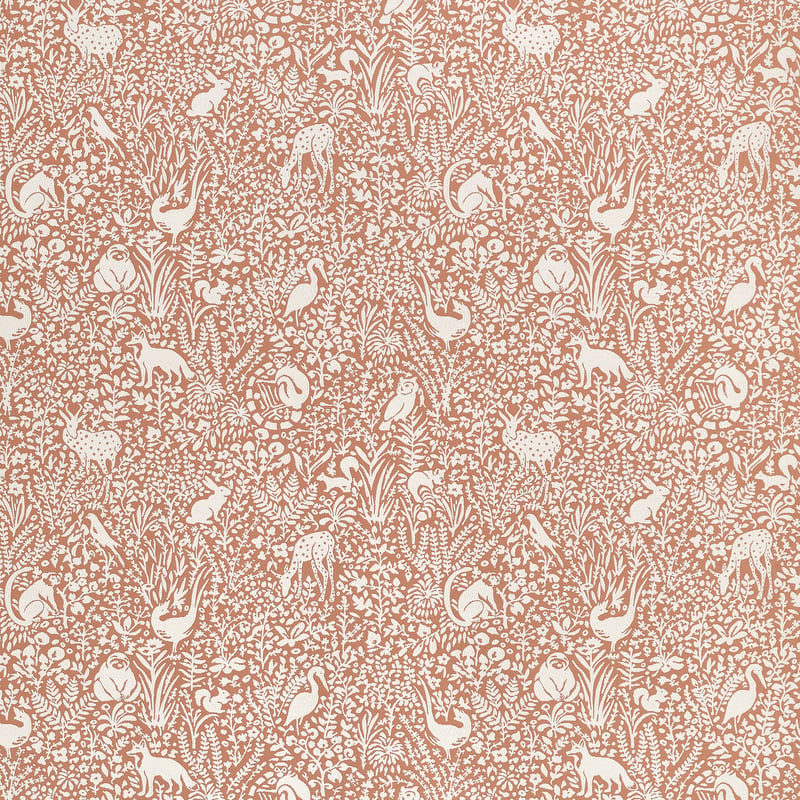 W711105 Thibaut Terracotta Fabric