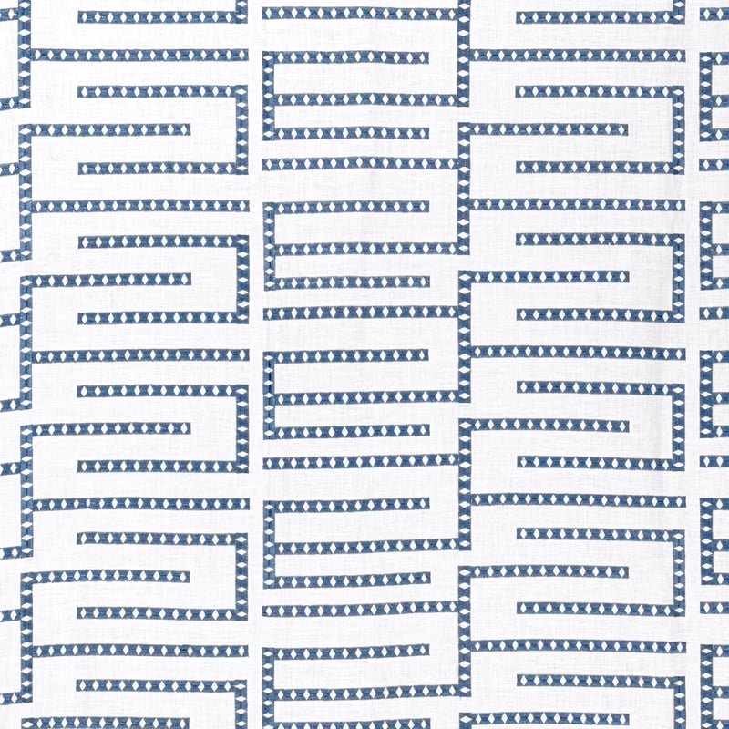 W713627 Thibaut Blue Fabric