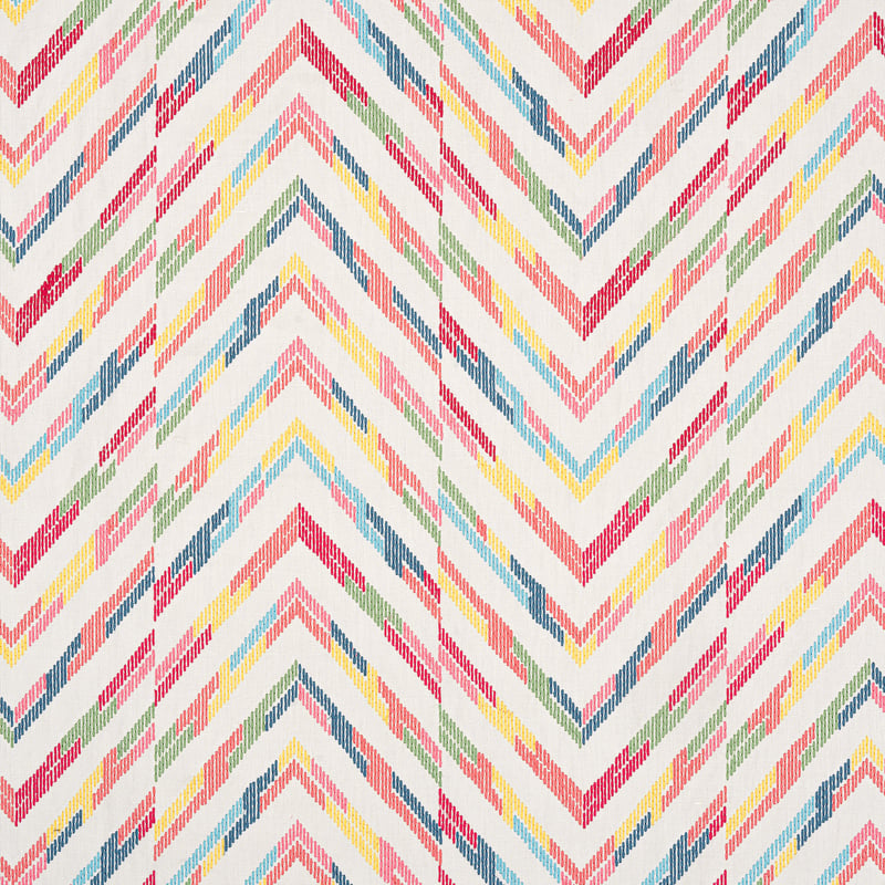 W714343 Thibaut Multi on Cream Fabric
