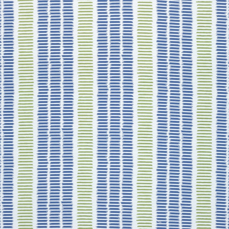 W73516 Thibaut Royal and Green Apple Fabric