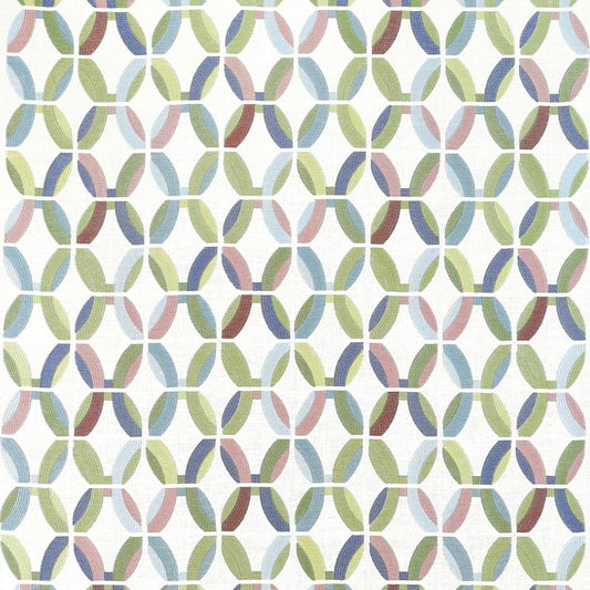W745001 Thibaut Lavender and Green Fabric