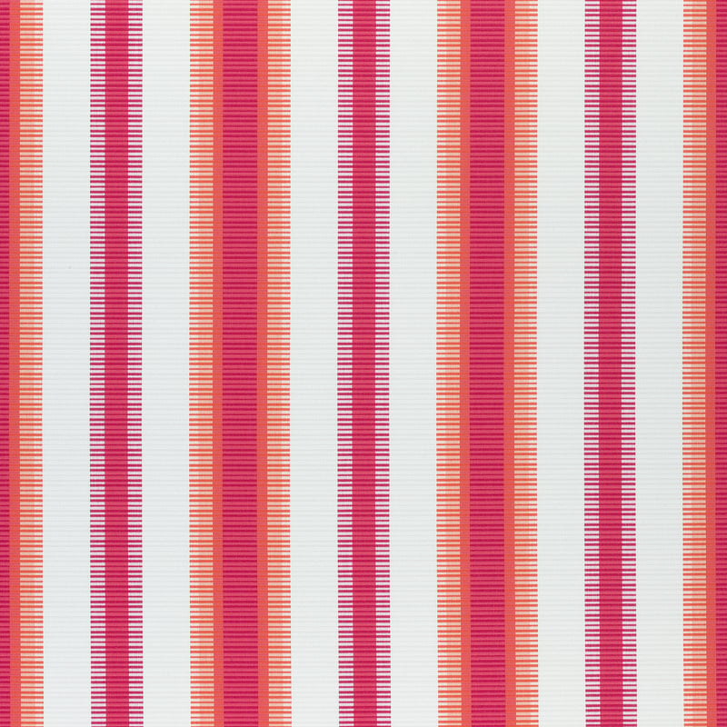 W74666 Thibaut Magenta and Coral Fabric