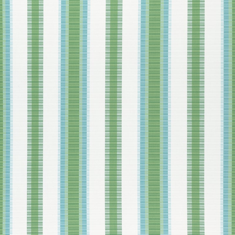 W74672 Thibaut Kelly Green and Pool Fabric