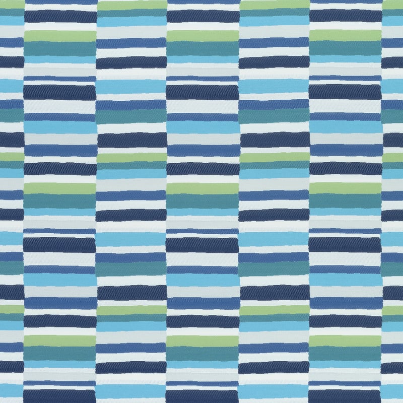 W74686 Thibaut Blue and Green Fabric