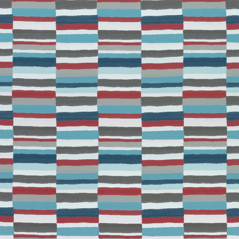 W74689 Thibaut Teal and Cranberry Fabric