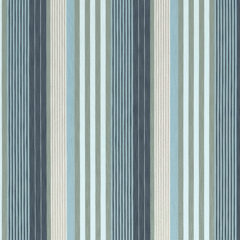 W81704 Thibaut Navy and Sky Fabric