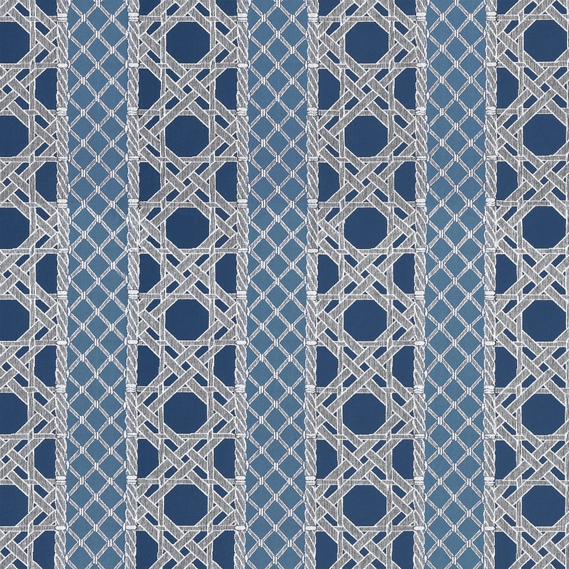 W81775 Thibaut Navy and Cadet Fabric