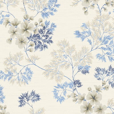 WBP10102-WT FLORA INDIGO WINFIELD THYBONY Wallpaper