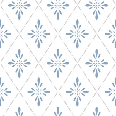 WDR1059-WT TRELLIAGE BLUE WINFIELD THYBONY Wallpaper
