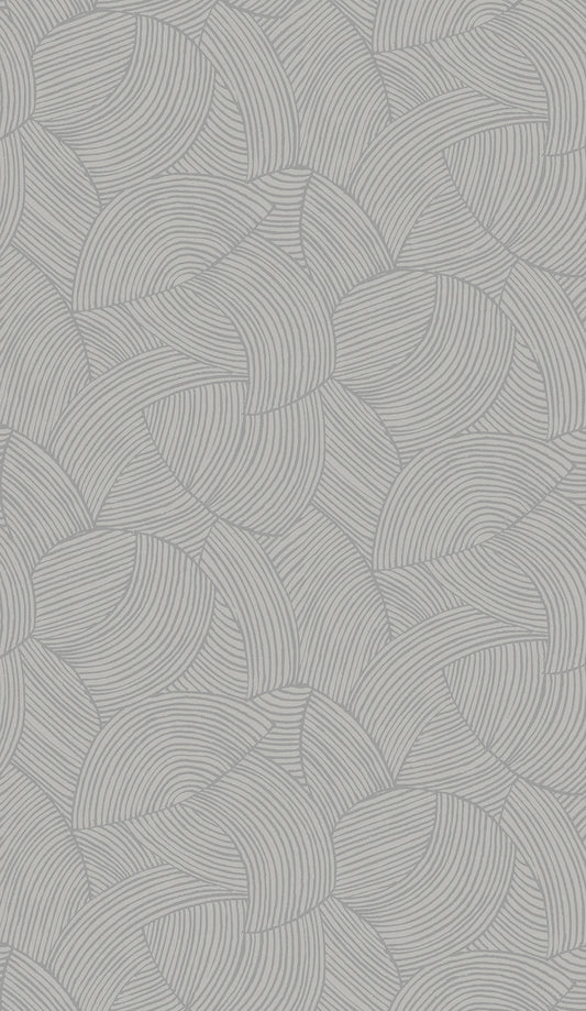 WH40405 Seabrook Designs Piano Wallpaper Symphony Geometric Metallic Smoke