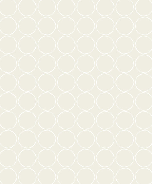 WH40503 Seabrook Designs Piano Wallpaper Round Geometric Neutral