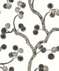WH41018 Seabrook Designs Piano Wallpaper Allegra Branches Cream & Rhino