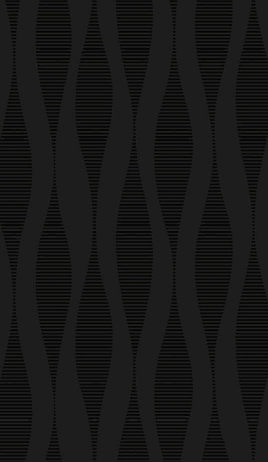 WH41200 Seabrook Designs Piano Wallpaper Harmony Ikat Waves Metallic Carbon