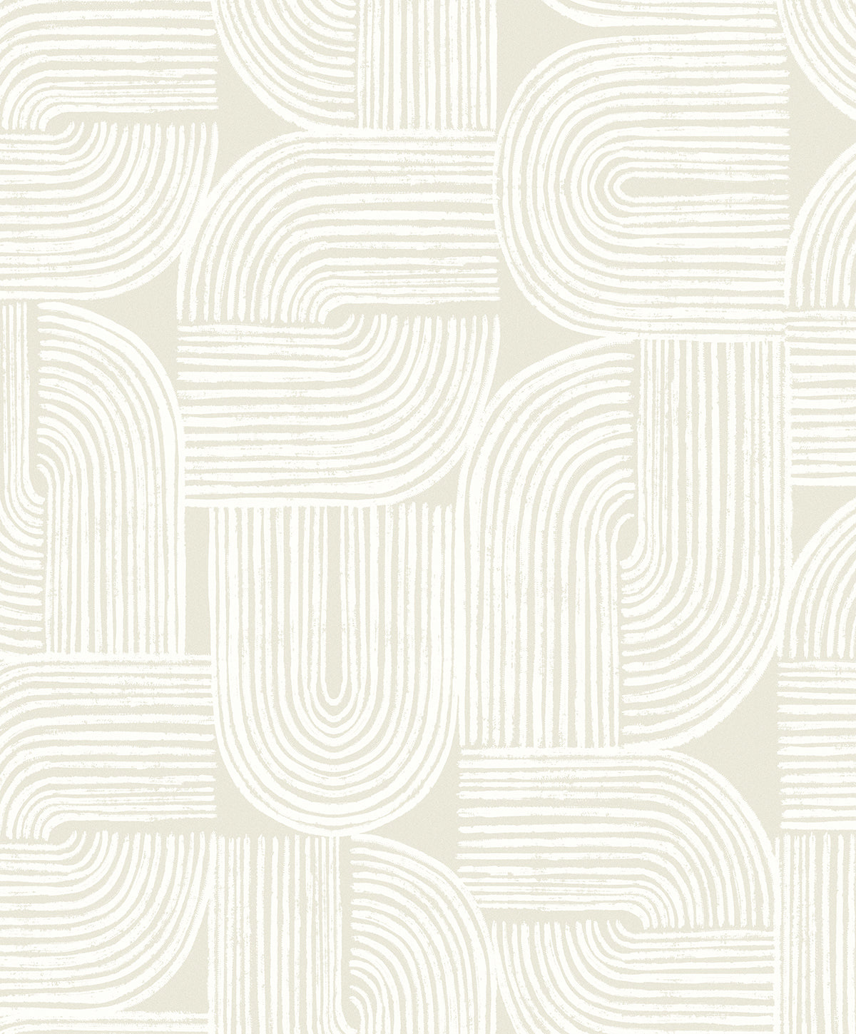 WH41320 Seabrook Designs Piano Wallpaper Piper Geometric Metallic Champagne & Flour