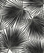 WH41500 Seabrook Designs Piano Wallpaper Elvis Palms Inky