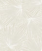 WH41503 Seabrook Designs Piano Wallpaper Elvis Palms Metallic Ivory