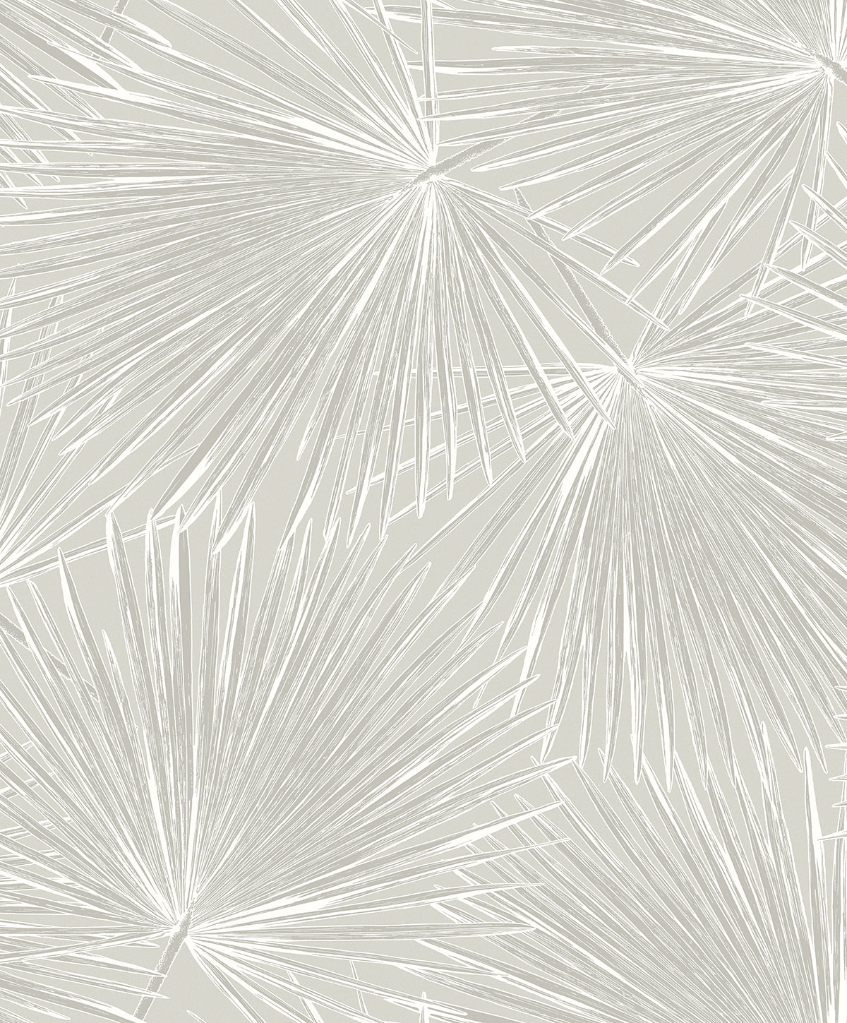 WH41505 Seabrook Designs Piano Wallpaper Elvis Palms Metallic Boulder Grey