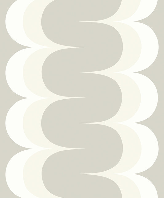 WH42000 Seabrook Designs Piano Wallpaper Mandolin Geometric Stripe Paper & Fog