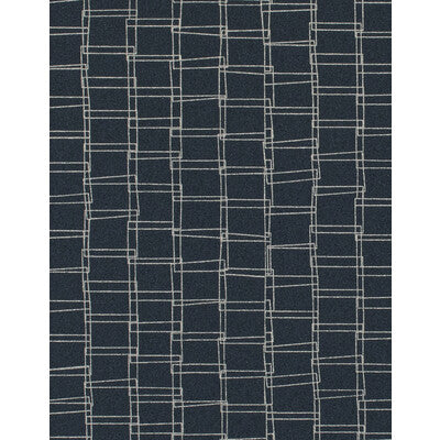 WTN1081-WT LOOPED INK BLUE WINFIELD THYBONY Wallpaper