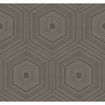 WTP4041-WT CONCENTRIC GROOVE CHOCOLATE WINFIELD THYBONY Wallpaper