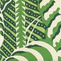 AC100-11 FERNS Greens on Tint Quadrille Fabric
