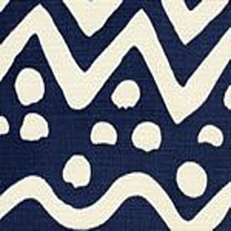 AC104-40 DEAUVILLE Navy on Tint Quadrille Fabric