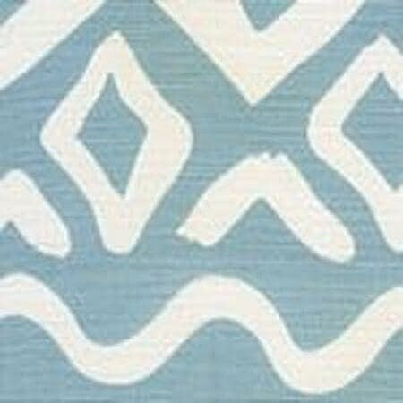 AC104-41 DEAUVILLE Bali Blue on White Quadrille Fabric