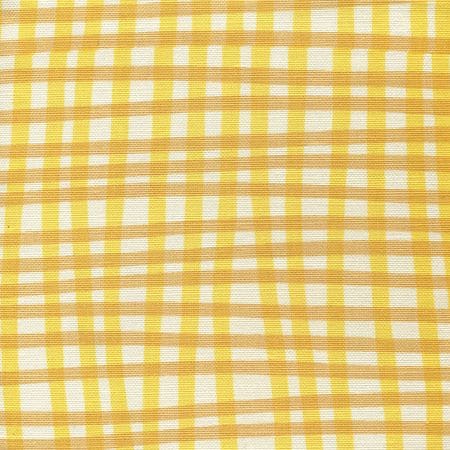 AC105-2LC COUNTRY CHECK Yellow Gold on Tint Quadrille Fabric