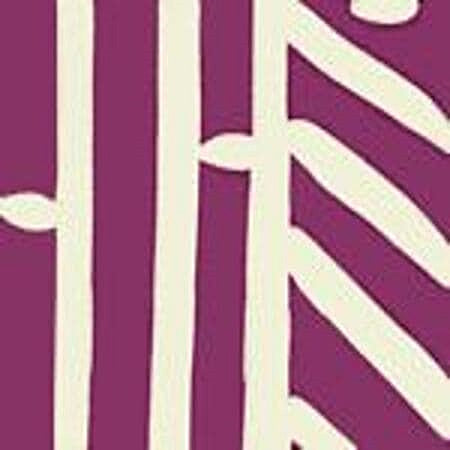 AC113-24 CANDU Dark Lilac on White Quadrille Fabric