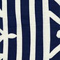 AC113-25 CANDU Navy on White Quadrille Fabric