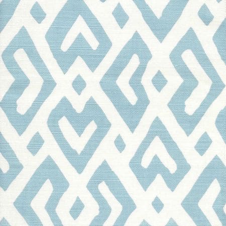 AC115-04 JUAN LES PINS Bali Blue on Tint Quadrille Fabric