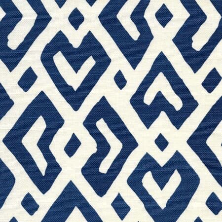 AC115-07 JUAN LES PINS New Navy on Tint Quadrille Fabric