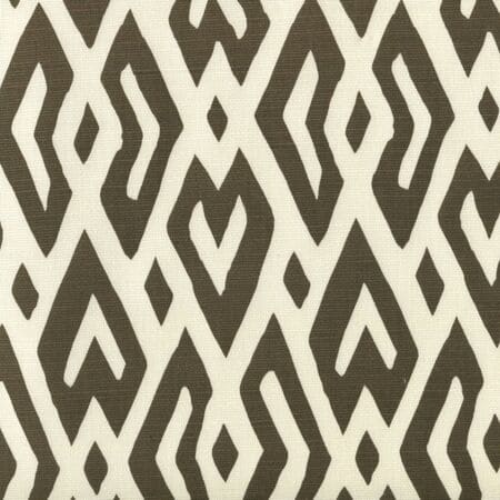 AC115-10 JUAN LES PINS Brown on Tint Quadrille Fabric