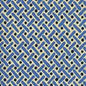 AC200-08 KELLS II Navy / French Blue on Tint Quadrille Fabric