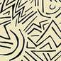 AC204-39 LASCAUX Black on Tint Quadrille Fabric