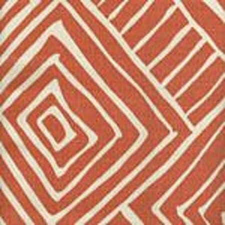 AC206-34 MELINDA New Shrimp on Tint Quadrille Fabric