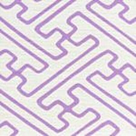 AC207-2101 SAYA GATA Lavender Lines on White Quadrille Fabric