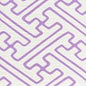 AC207-2101 SAYA GATA Lavender Lines on White Quadrille Fabric