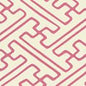 AC207-2123 SAYA GATA Pink Lines on Tint Quadrille Fabric