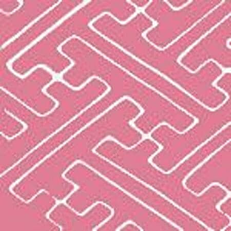 AC207-23 SAYA GATA Pink on Tint Quadrille Fabric